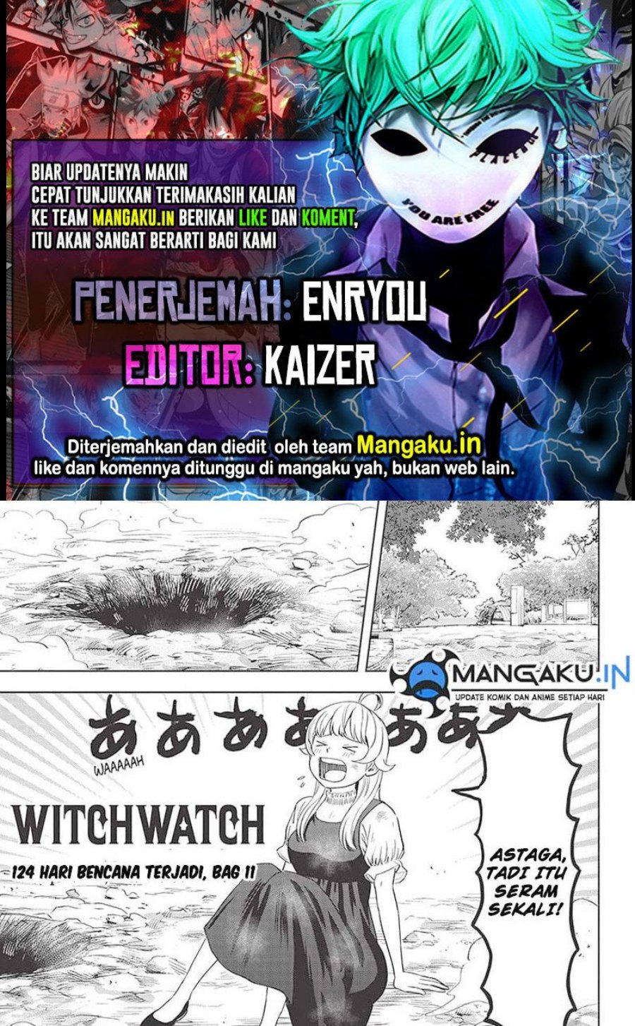 Witch Watch Chapter 124 - halaman 1