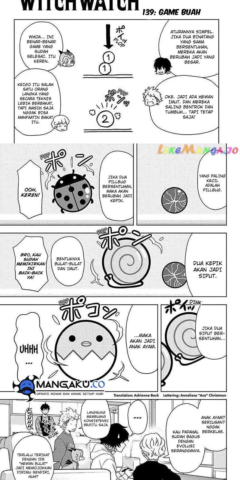 Witch Watch Chapter 139 - halaman 2