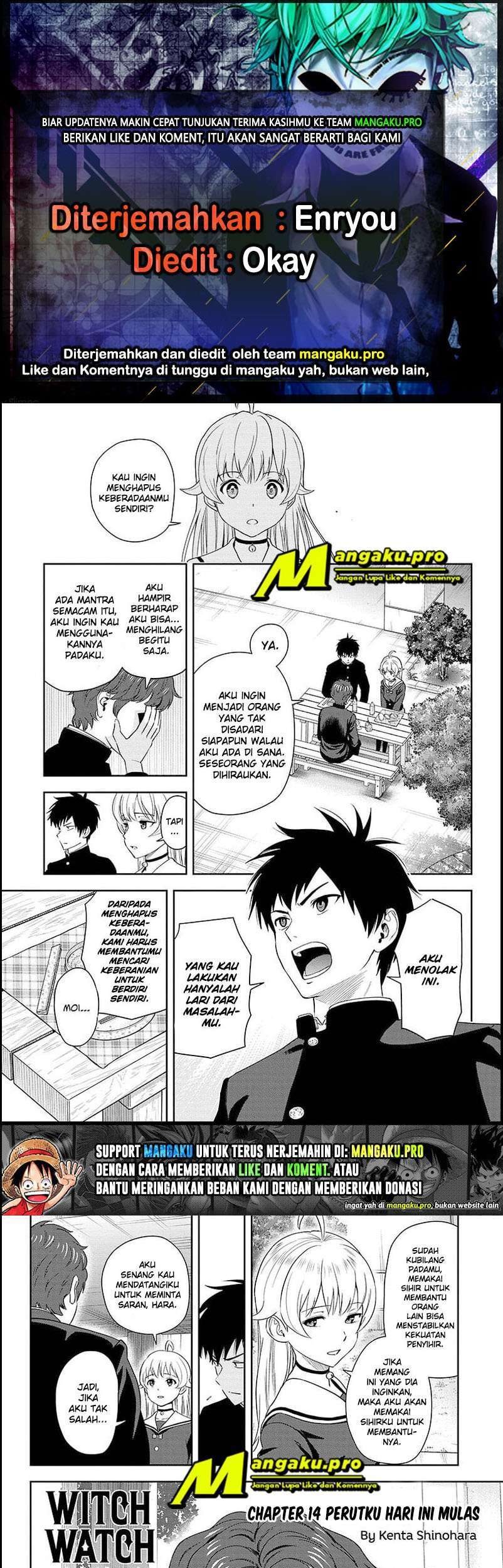 Witch Watch Chapter 14 - halaman 1