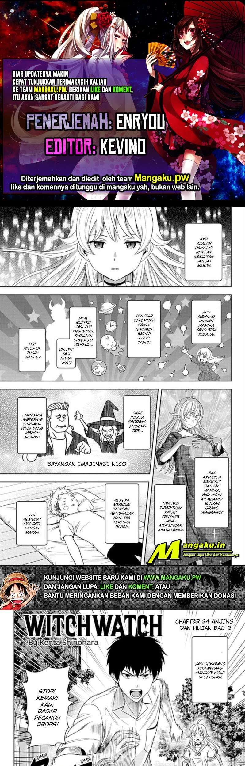 Witch Watch Chapter 24 - halaman 1