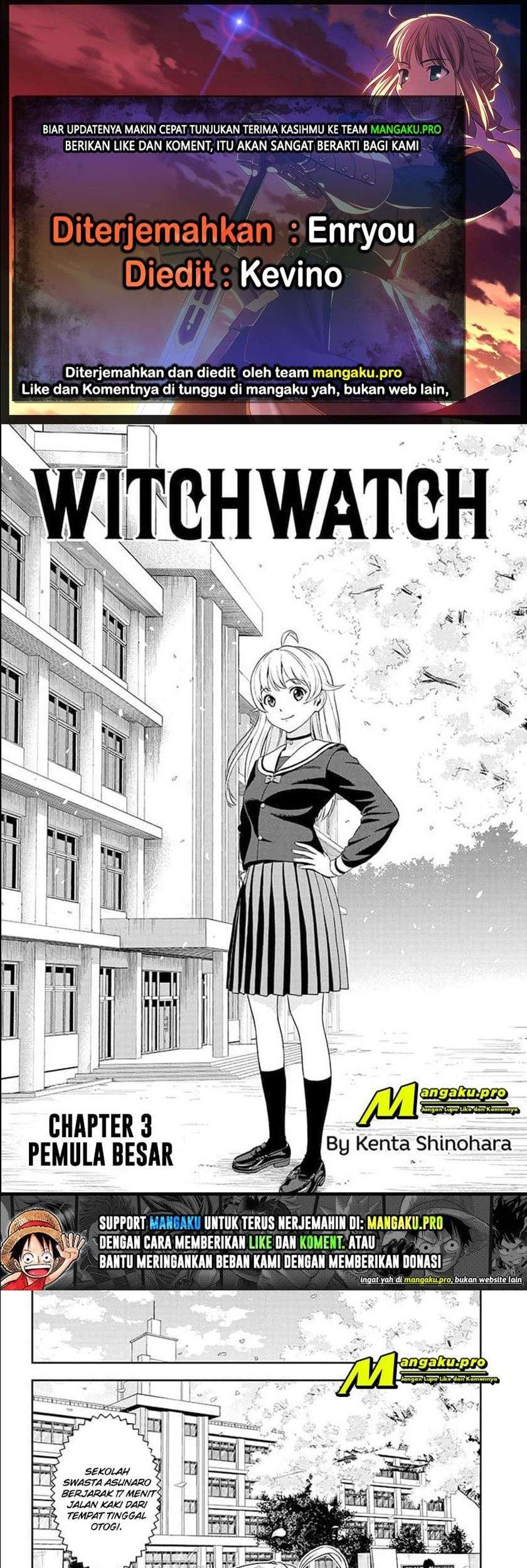 Witch Watch Chapter 3 - halaman 1
