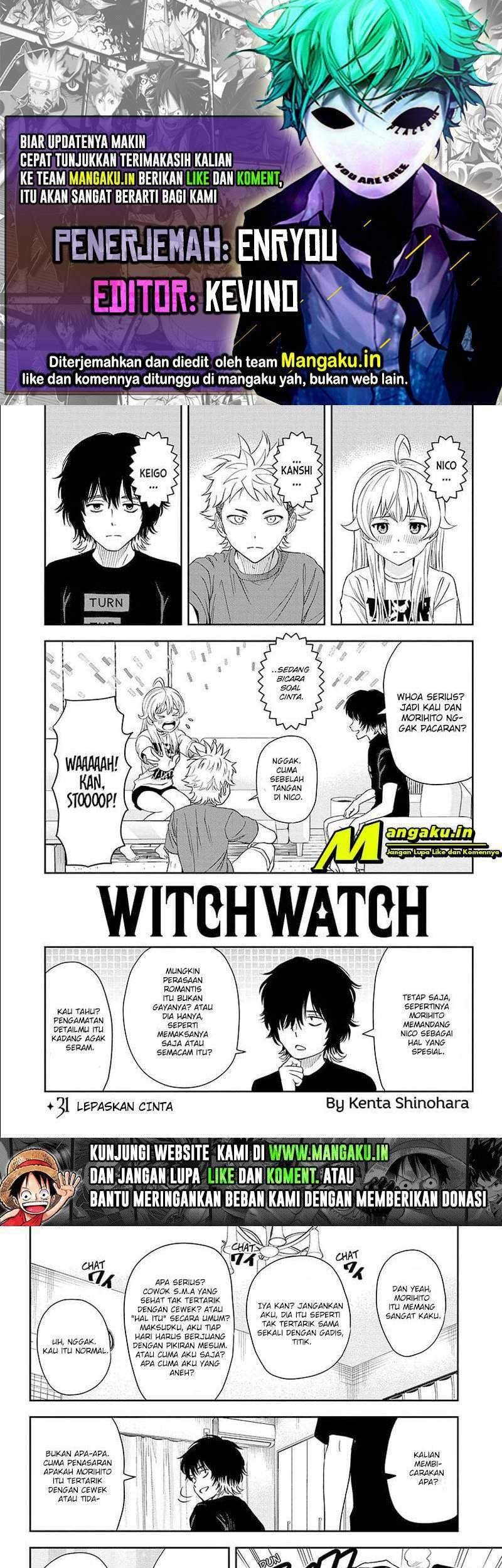 Witch Watch Chapter 31 - halaman 1