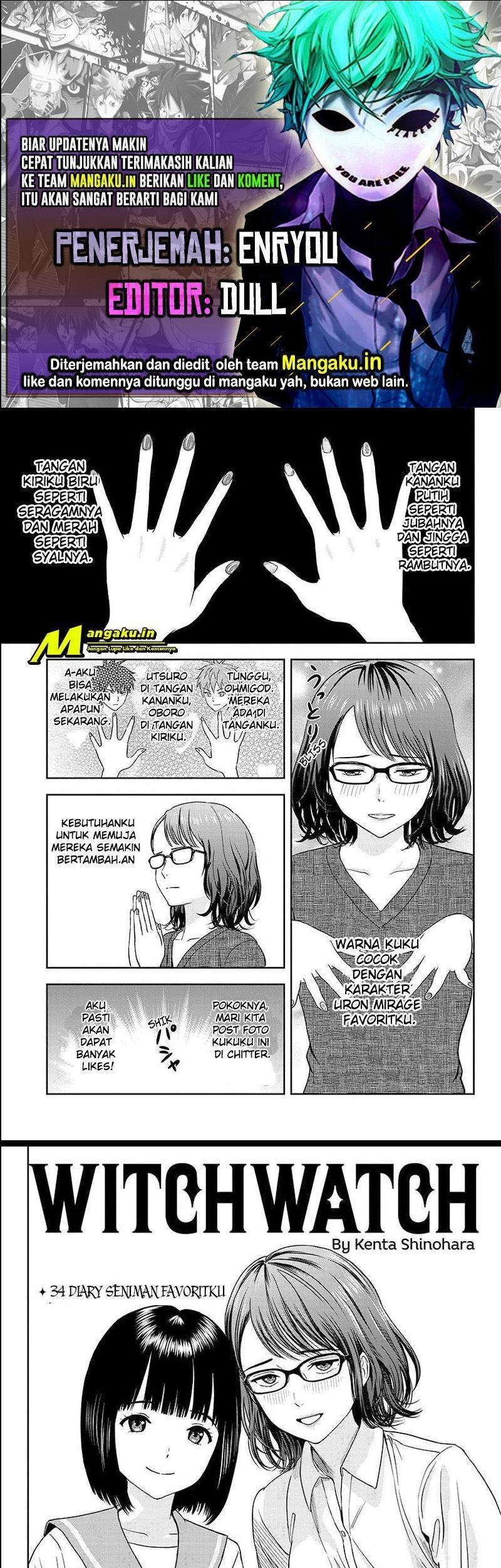 Witch Watch Chapter 34 - halaman 1