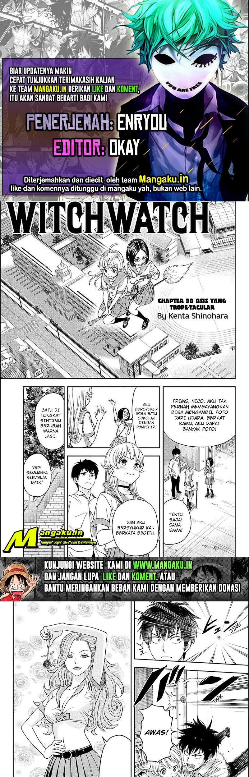 Witch Watch Chapter 38 - halaman 1