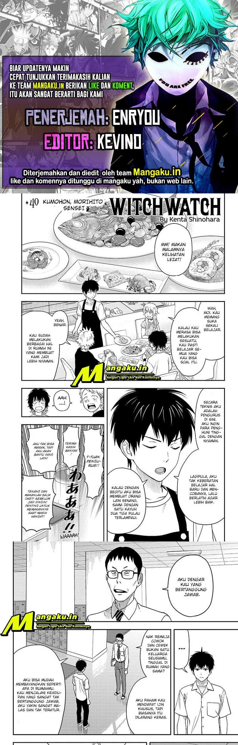 Witch Watch Chapter 40 - halaman 1