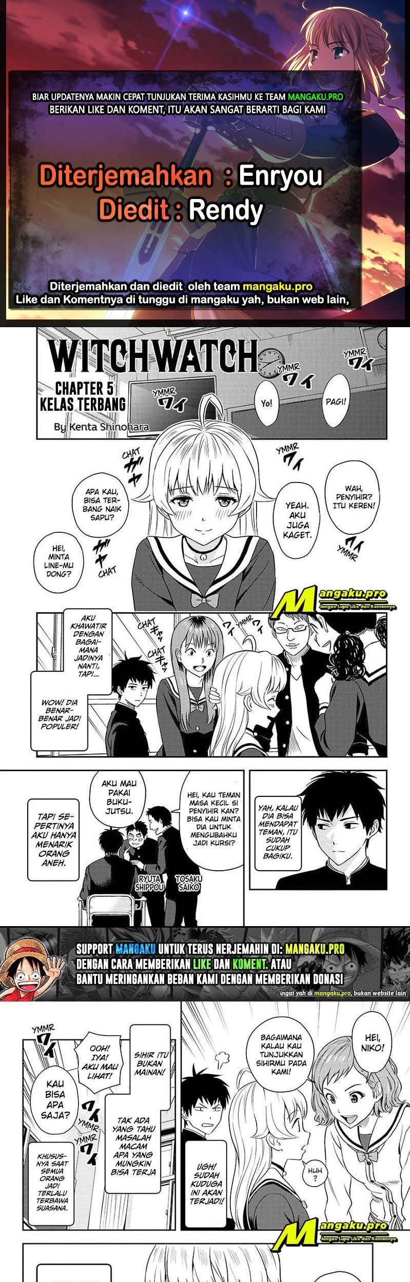 Witch Watch Chapter 5 - halaman 1