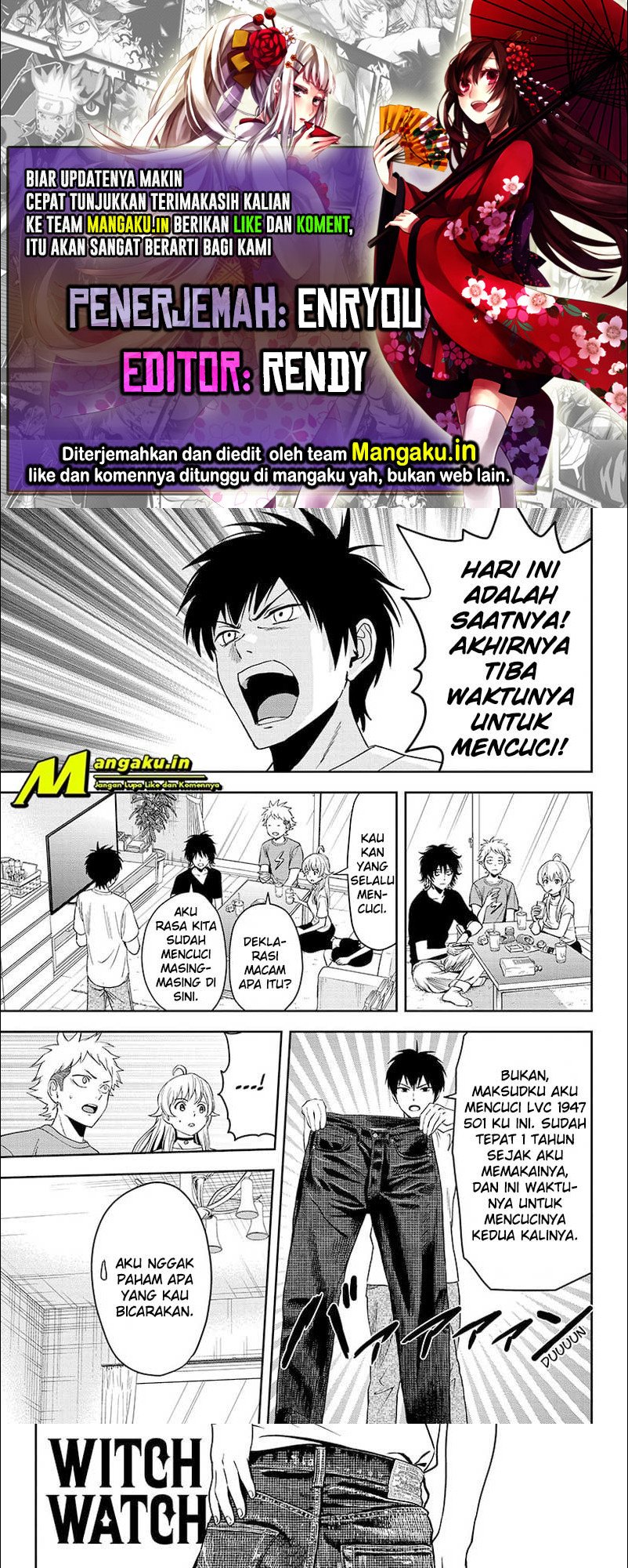 Witch Watch Chapter 50 - halaman 1