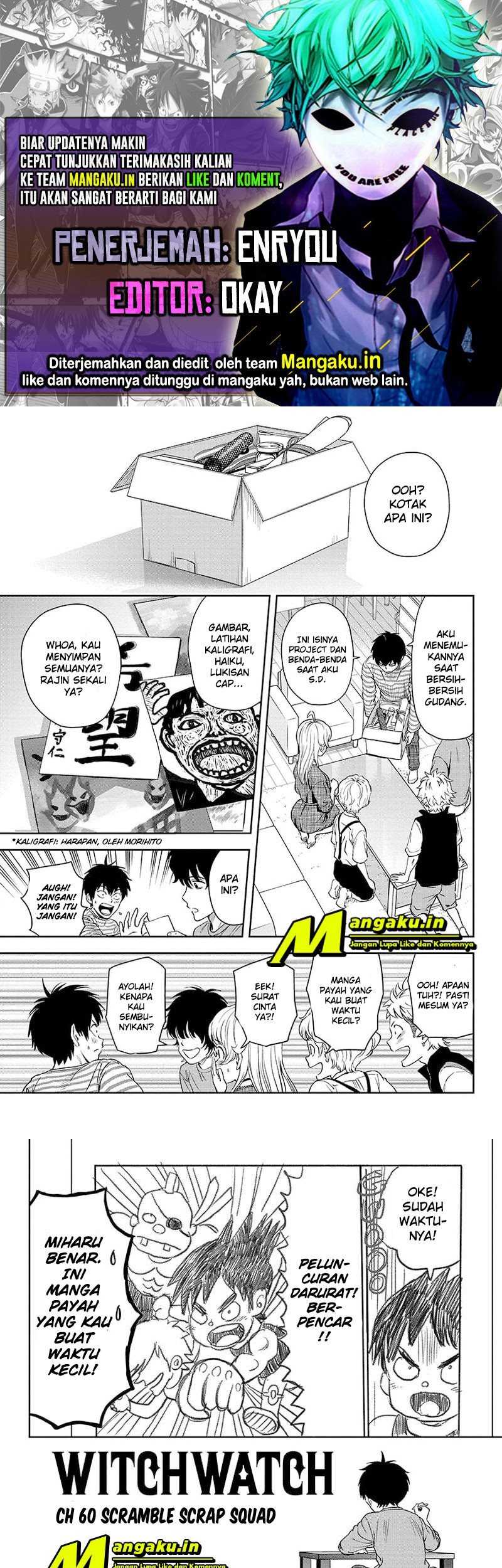 Witch Watch Chapter 60 - halaman 1