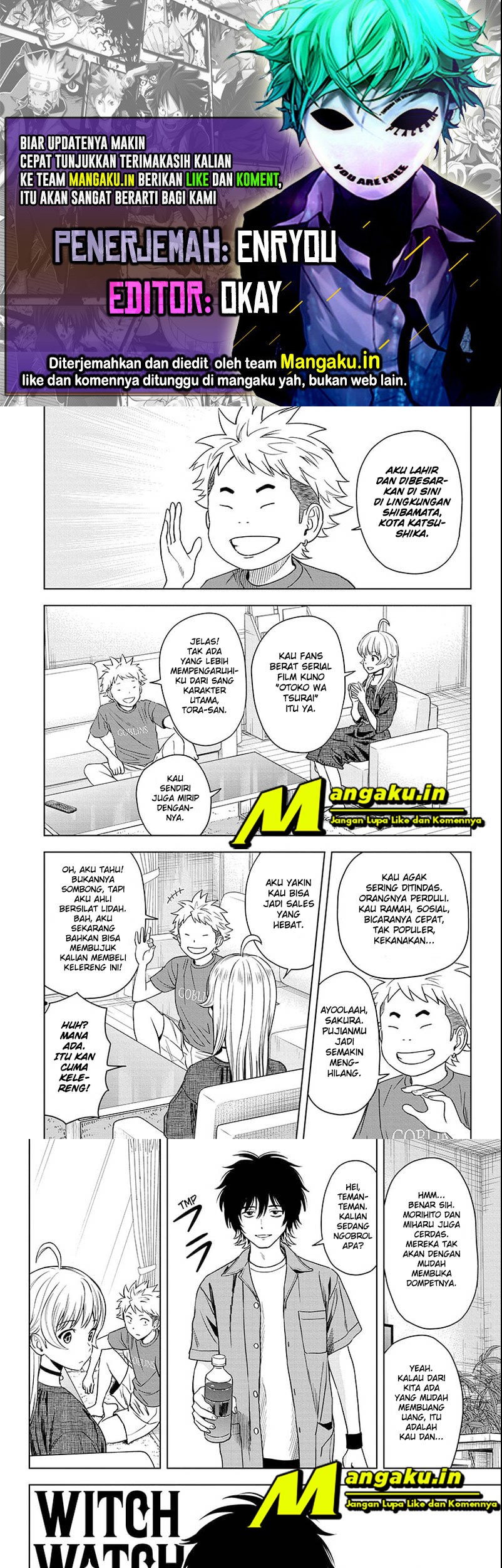 Witch Watch Chapter 64 - halaman 1