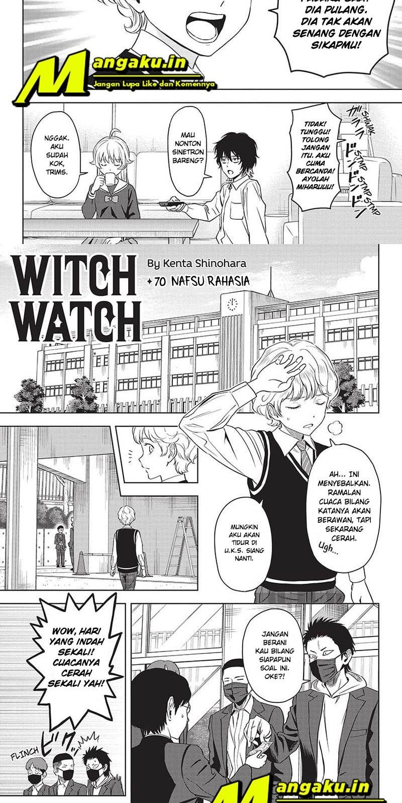 Witch Watch Chapter 70 - halaman 2