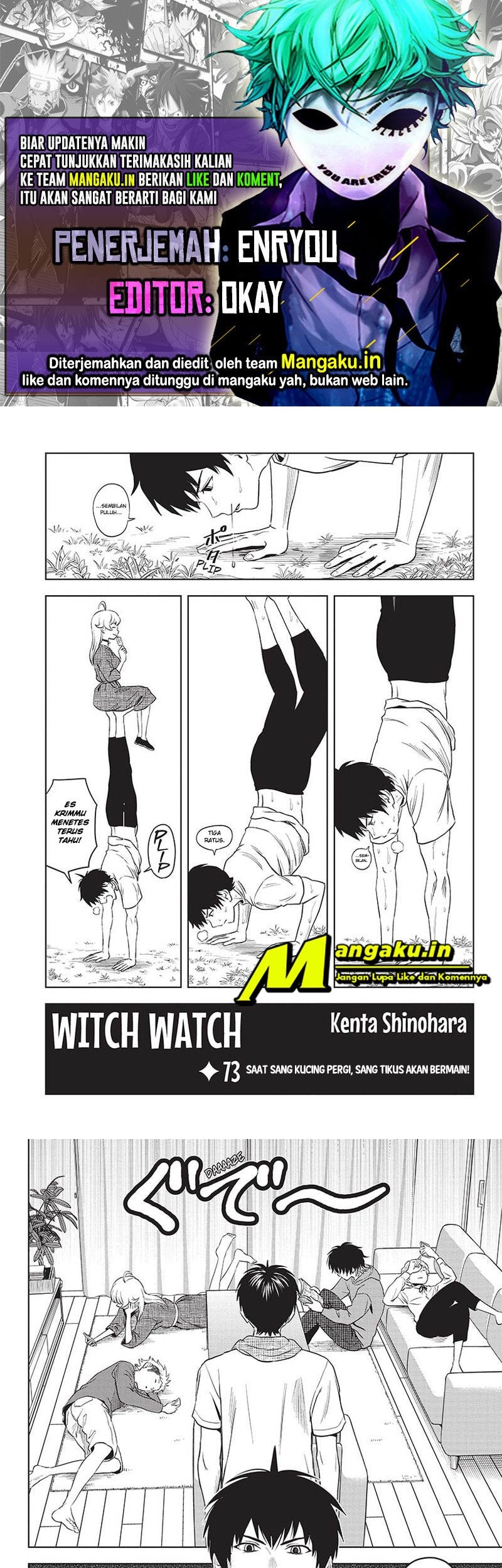 Witch Watch Chapter 73 - halaman 1