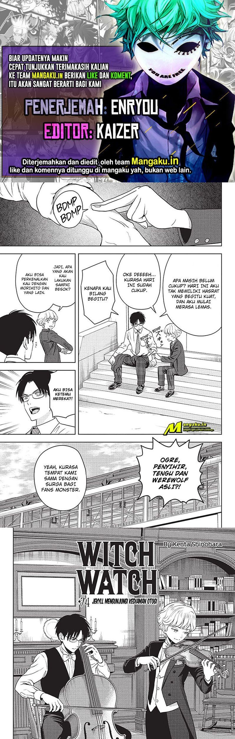 Witch Watch Chapter 74 - halaman 1
