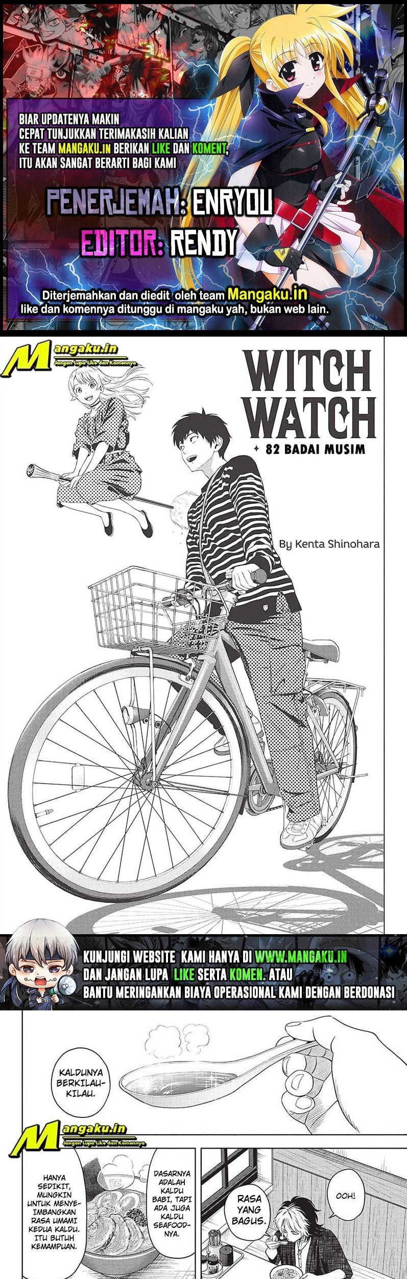 Witch Watch Chapter 82 - halaman 1