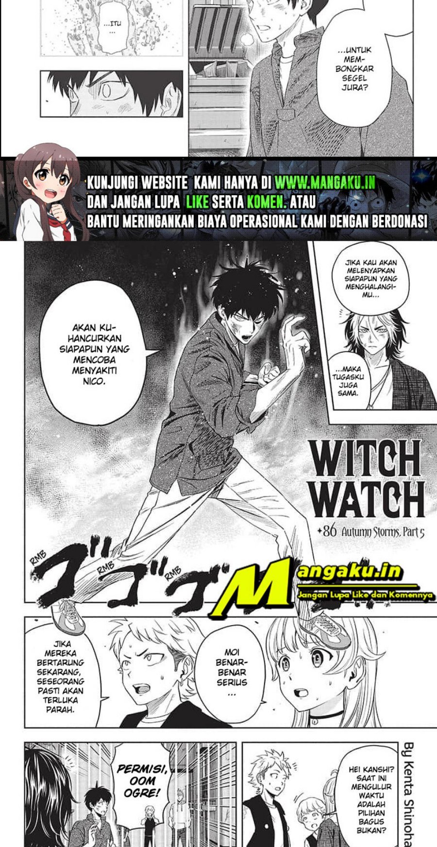 Witch Watch Chapter 86 - halaman 2