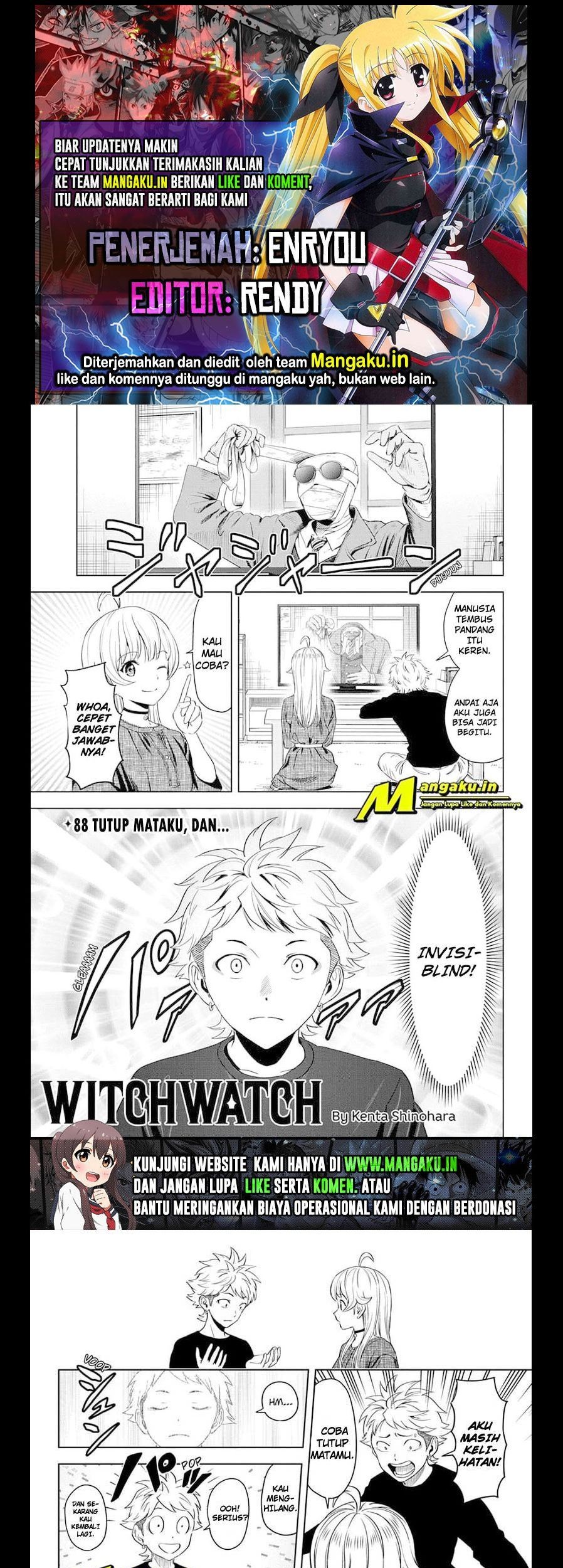 Witch Watch Chapter 88 - halaman 1
