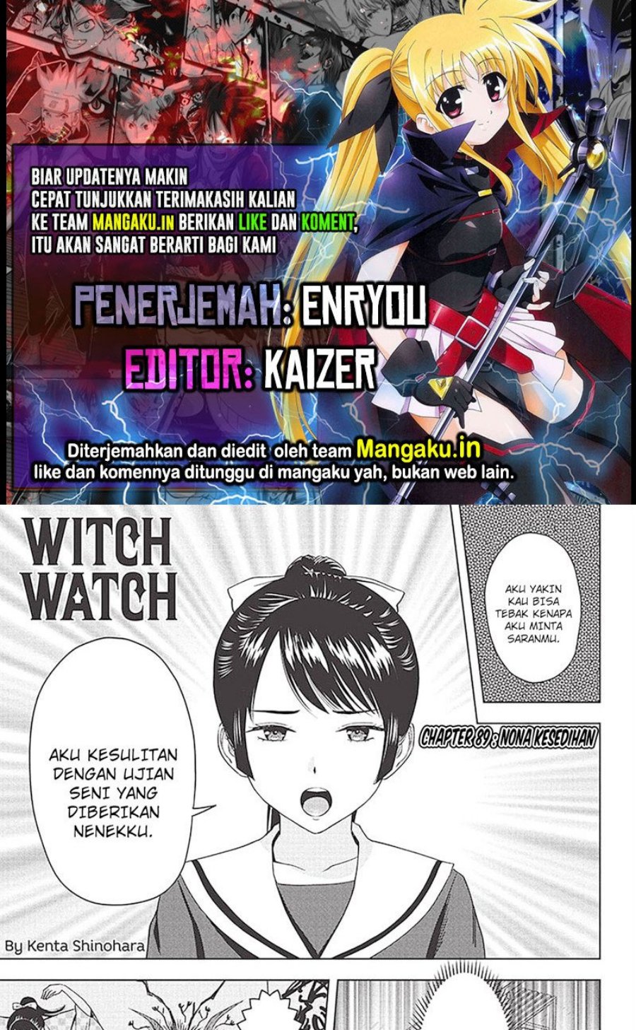 Witch Watch Chapter 89 - halaman 1