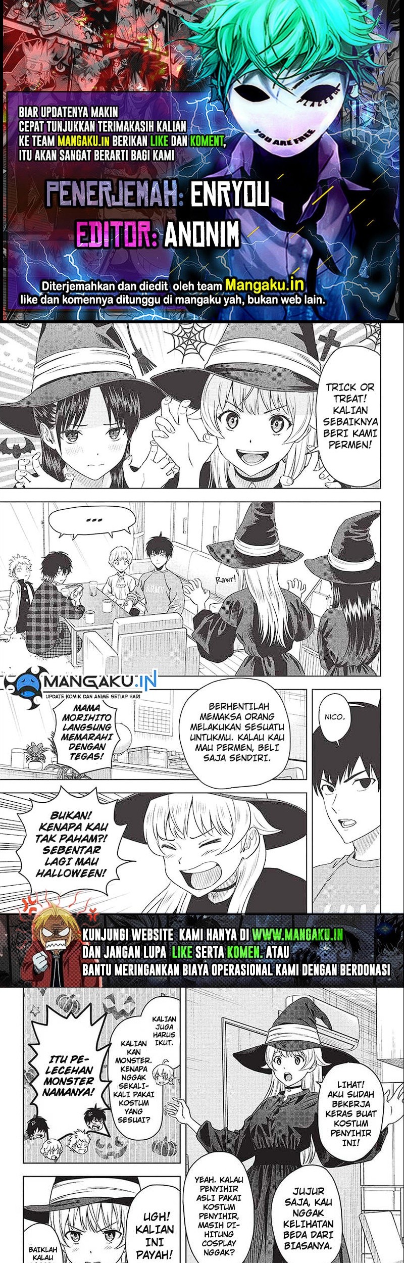 Witch Watch Chapter 97 - halaman 1
