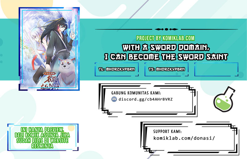 With a Sword Domain, I Can Become the Sword Saint Chapter 1 - halaman 1