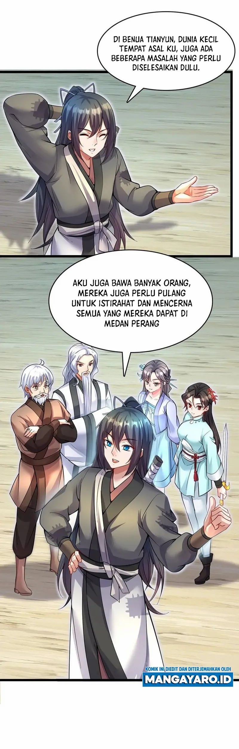 With a Sword Domain, I Can Become the Sword Saint Chapter 105 - halaman 4