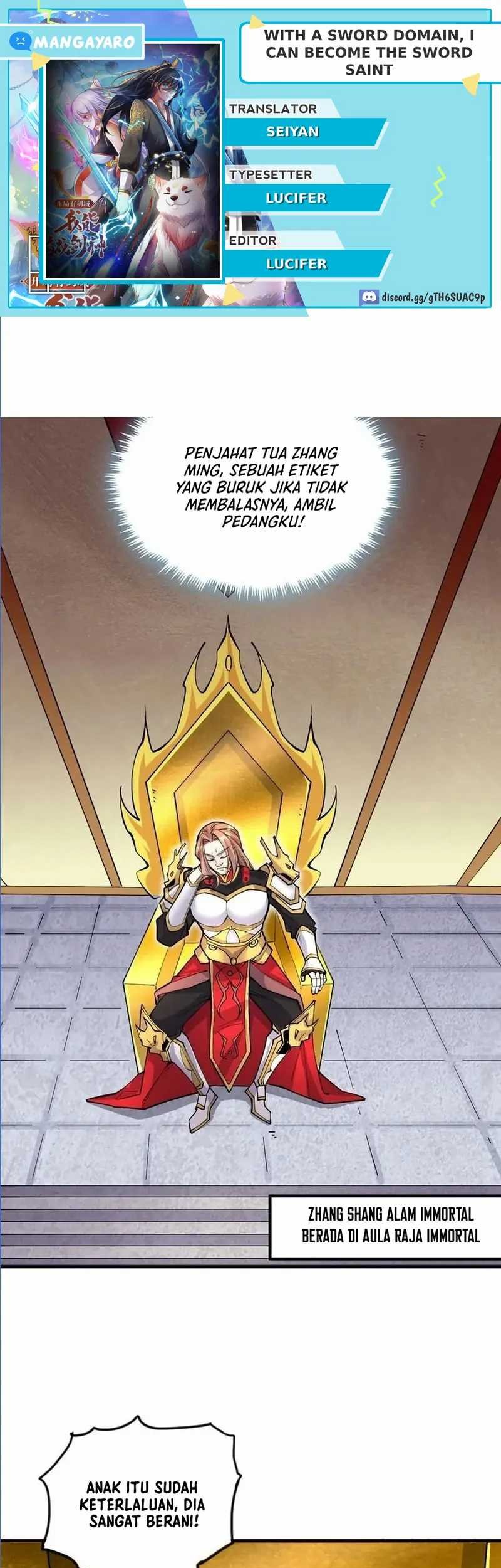 With a Sword Domain, I Can Become the Sword Saint Chapter 122 - halaman 1