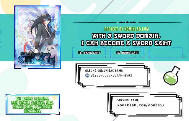 With a Sword Domain, I Can Become the Sword Saint Chapter 14 - halaman 1