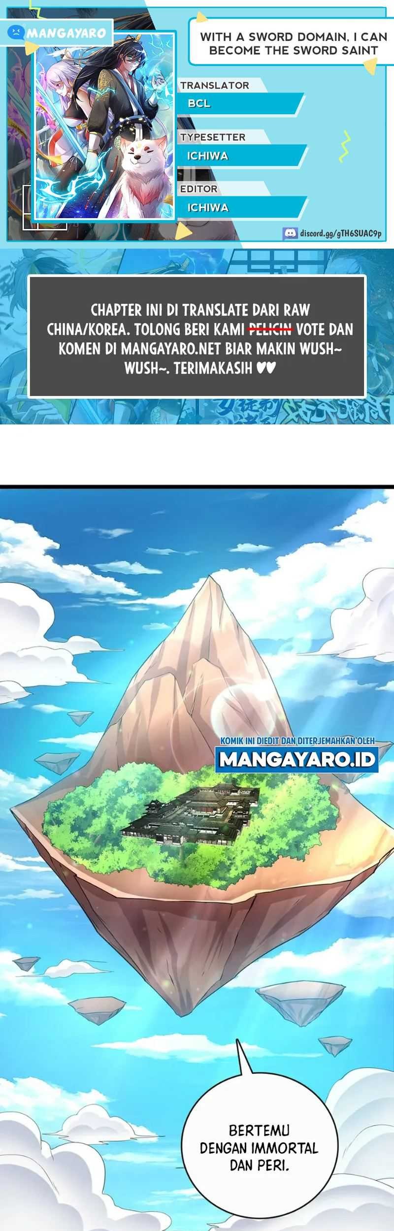With a Sword Domain, I Can Become the Sword Saint Chapter 77 - halaman 1