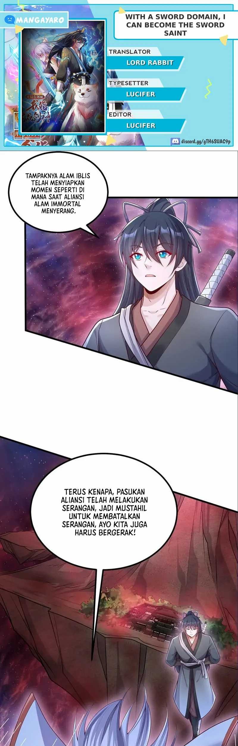With a Sword Domain, I Can Become the Sword Saint Chapter 98 - halaman 1