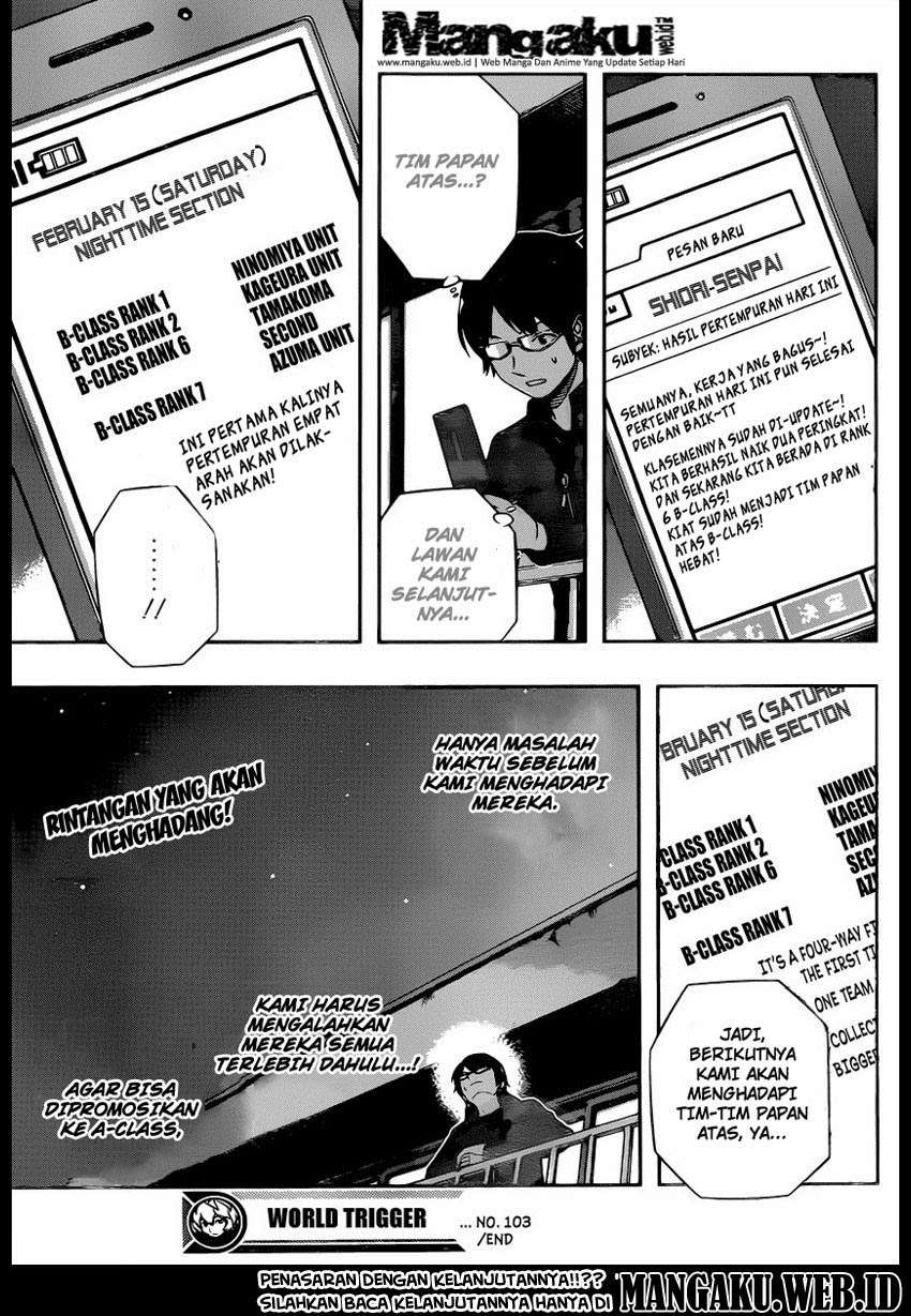 World Trigger Chapter 103 - halaman 20