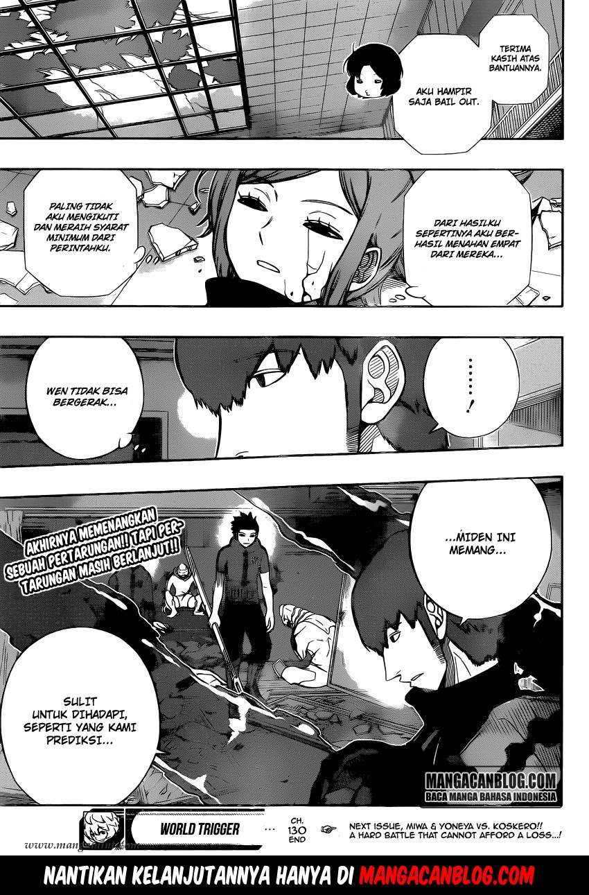 World Trigger Chapter 130 - halaman 18