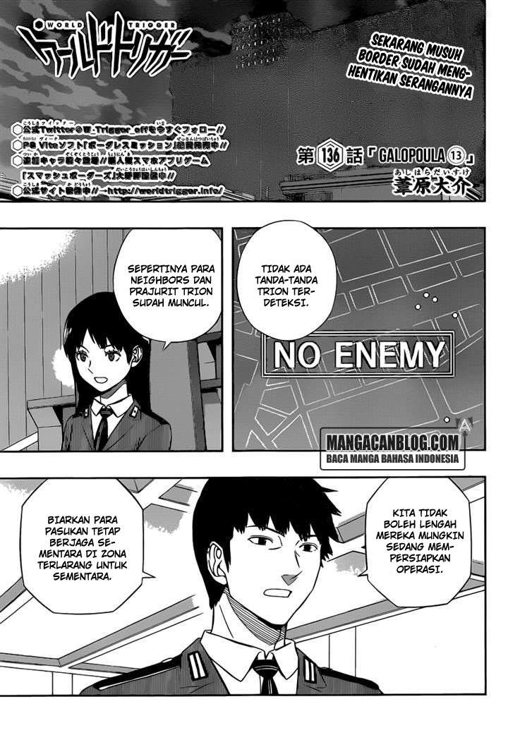 World Trigger Chapter 136 - halaman 1