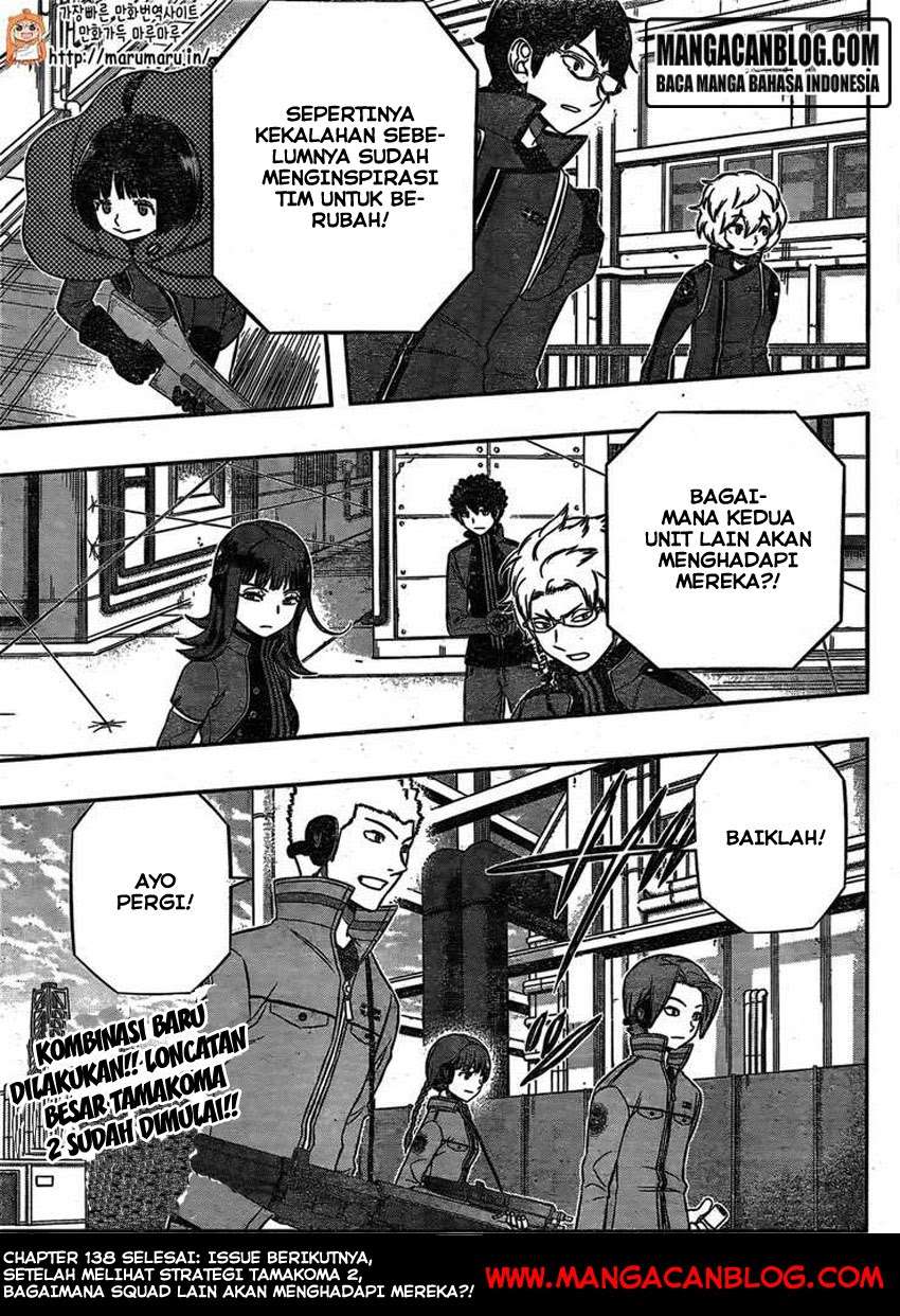 World Trigger Chapter 138 - halaman 19