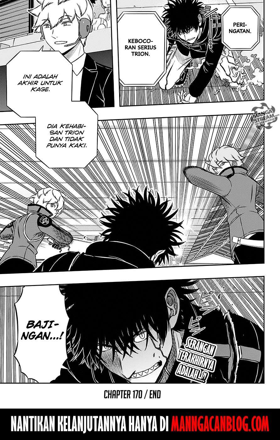 World Trigger Chapter 170 - halaman 22
