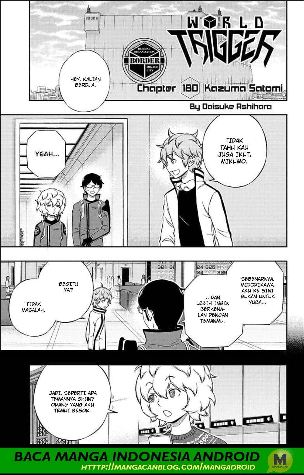 World Trigger Chapter 180 - halaman 1