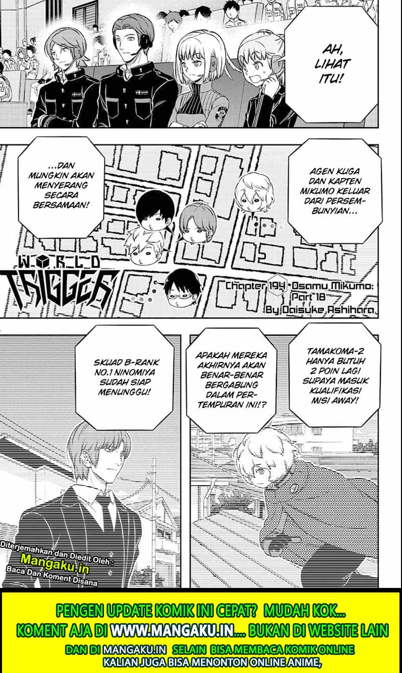 World Trigger Chapter 194 - halaman 2
