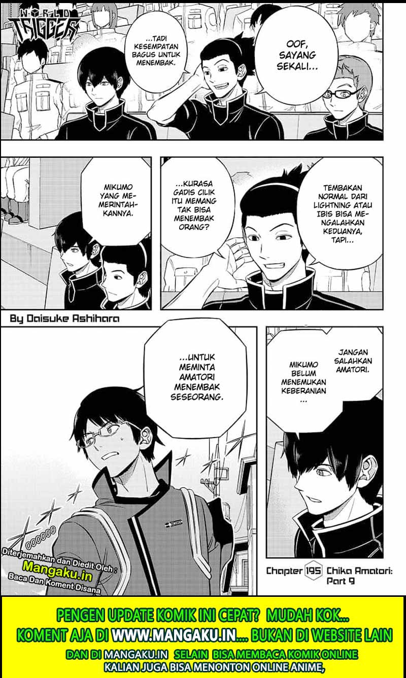 World Trigger Chapter 195 - halaman 2