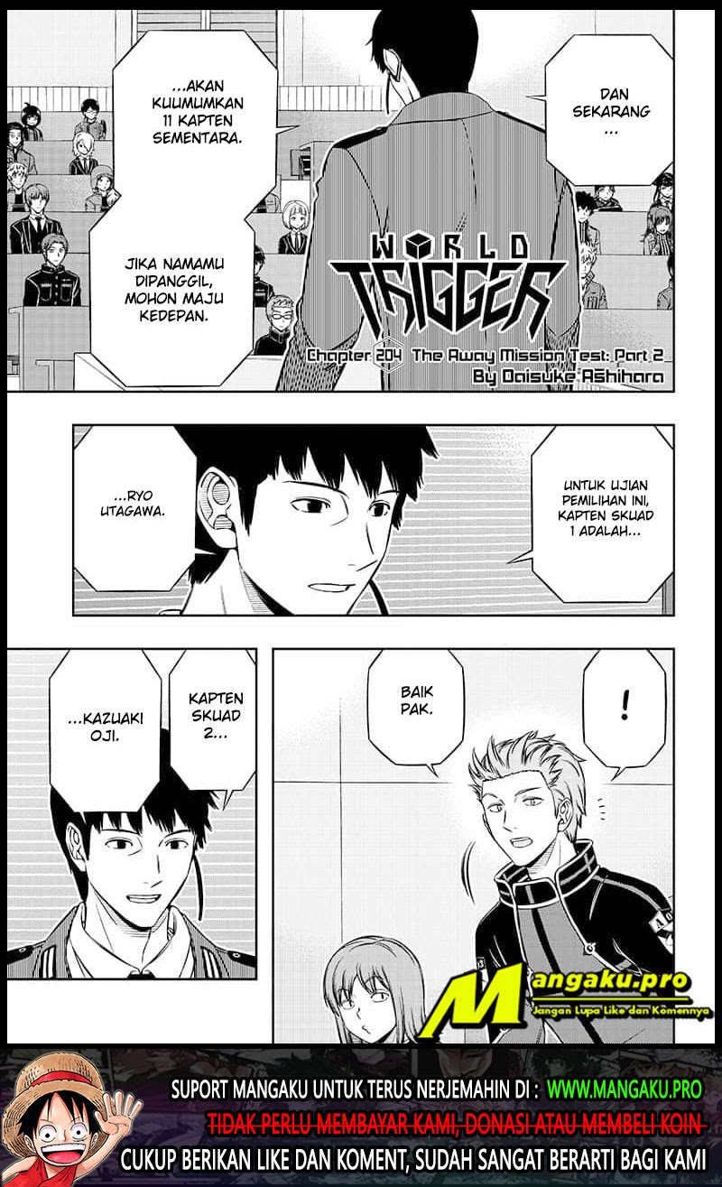 World Trigger Chapter 204 - halaman 2