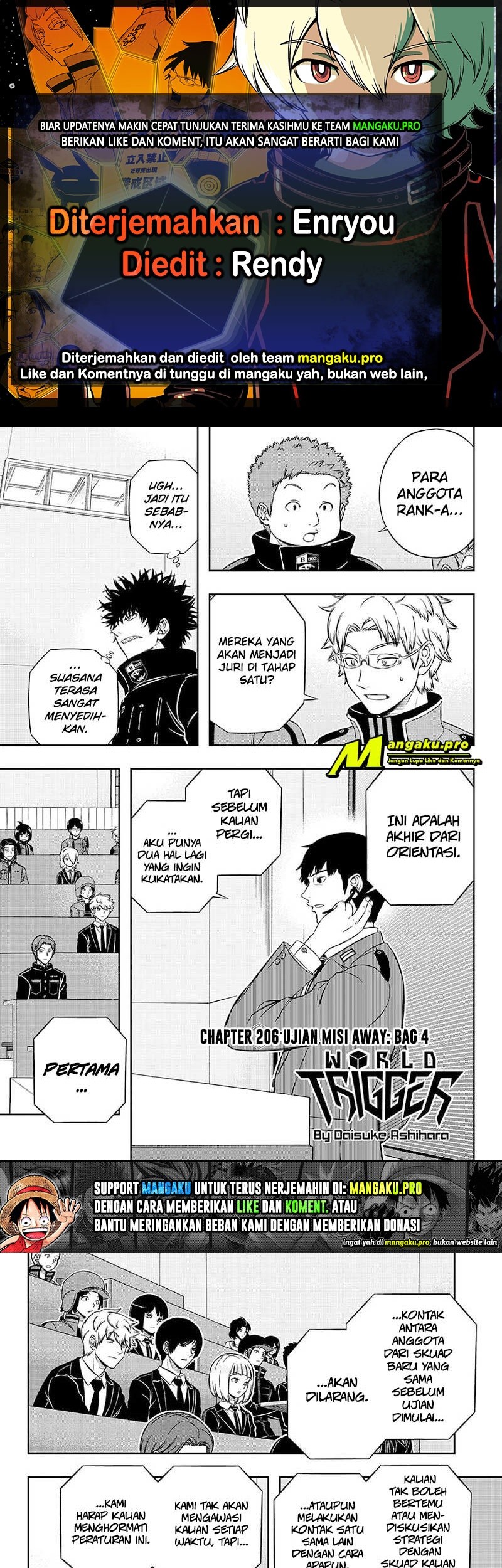 World Trigger Chapter 206 - halaman 1