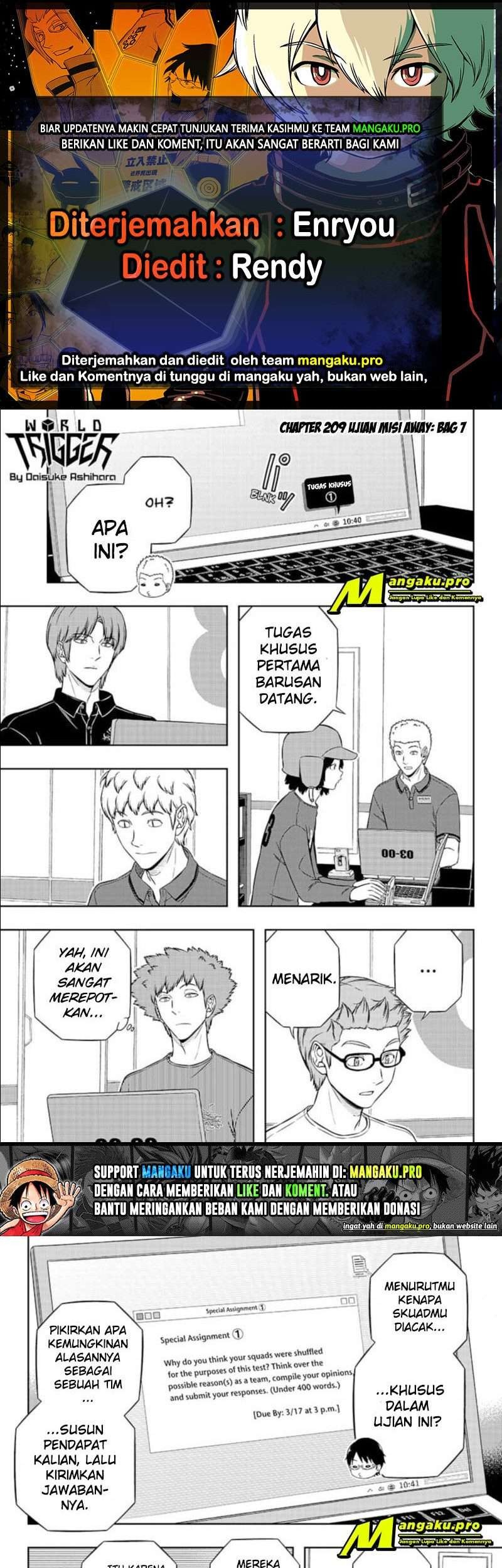 World Trigger Chapter 209 - halaman 1