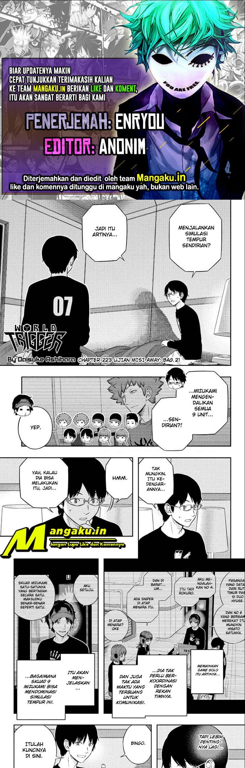 World Trigger Chapter 223 - halaman 1