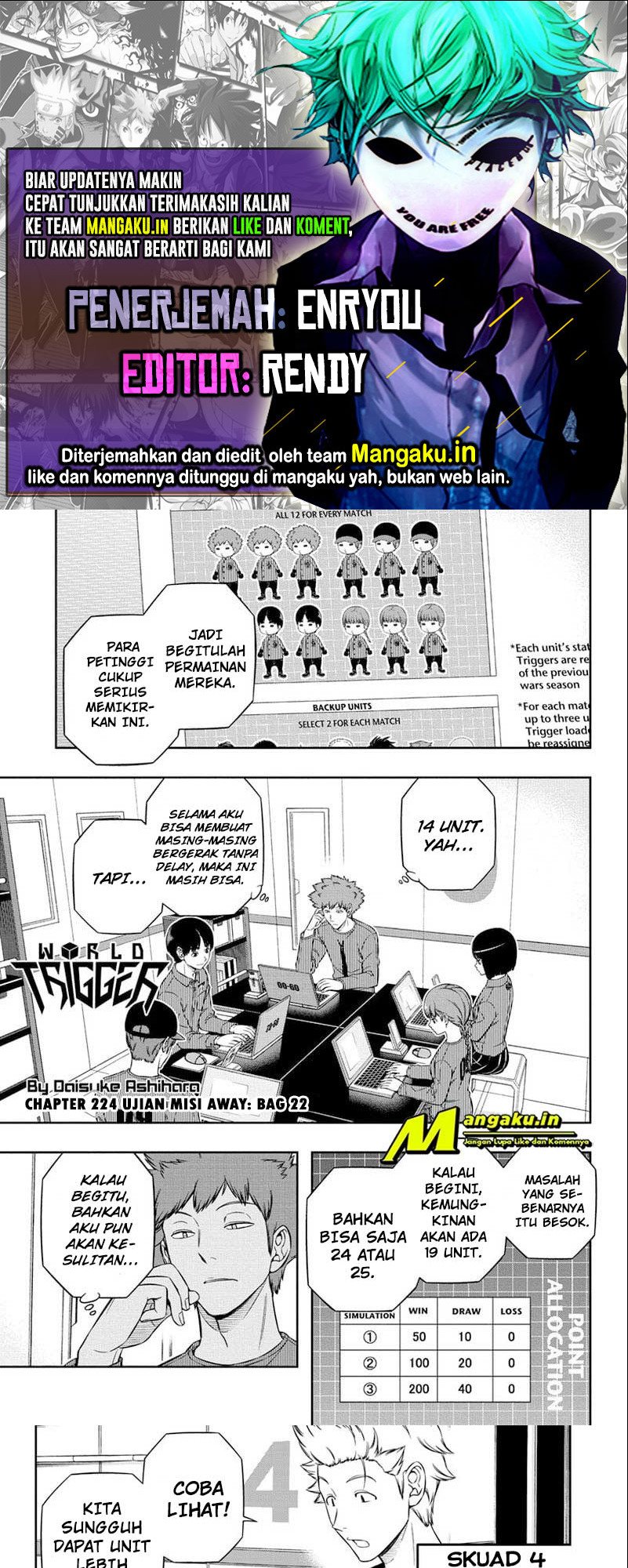 World Trigger Chapter 224 - halaman 1