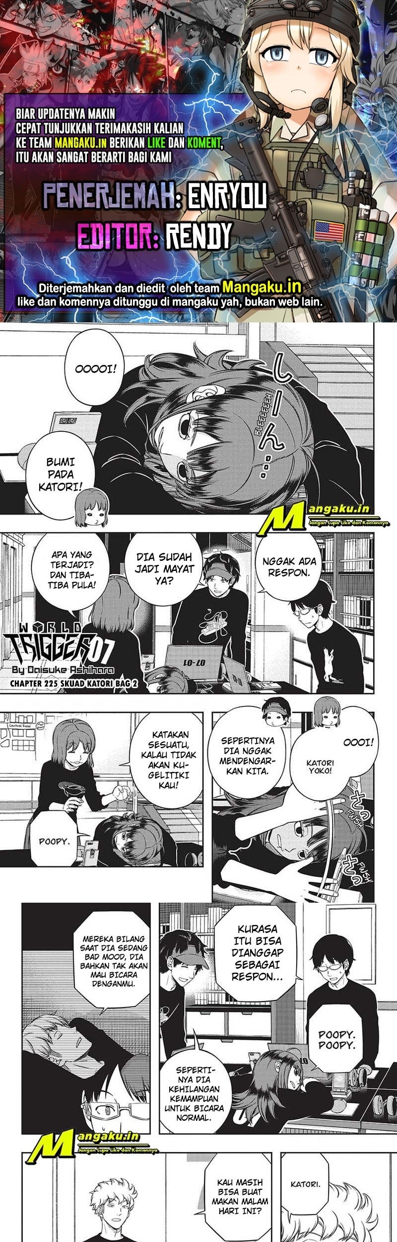 World Trigger Chapter 225 - halaman 1