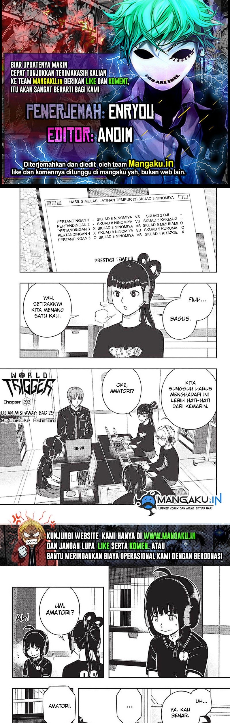 World Trigger Chapter 232 - halaman 1
