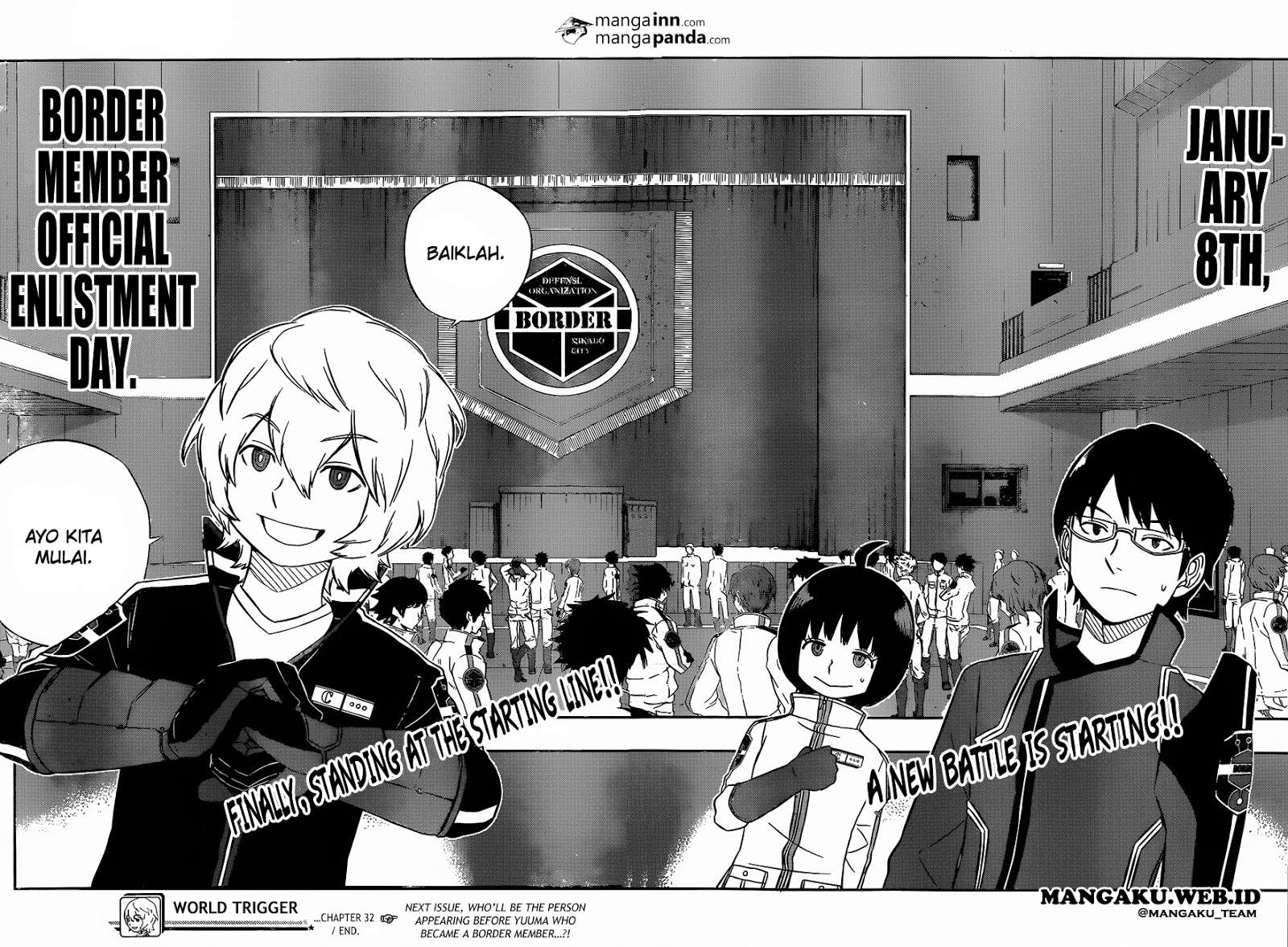 World Trigger Chapter 32 - halaman 18