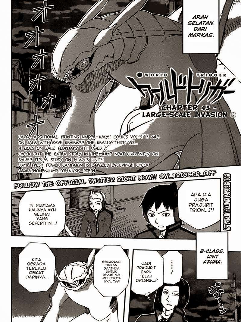 World Trigger Chapter 45 - halaman 3