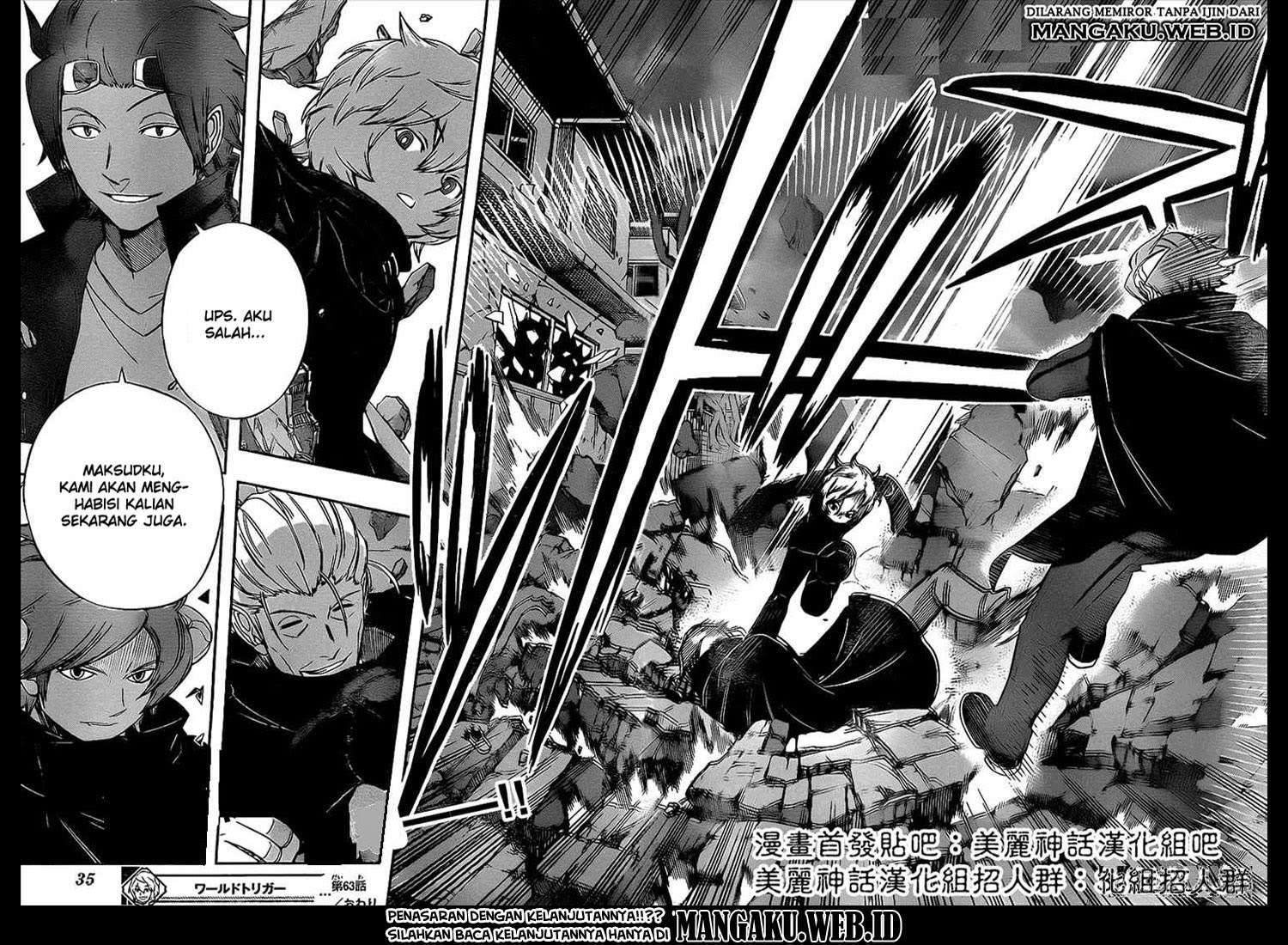 World Trigger Chapter 63 - halaman 22