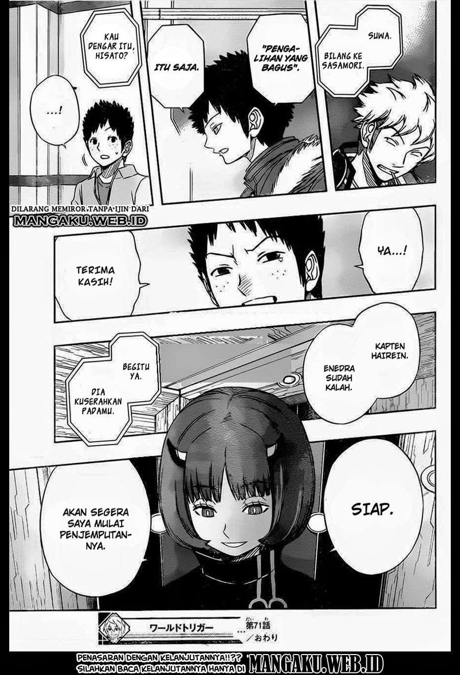 World Trigger Chapter 71 - halaman 20
