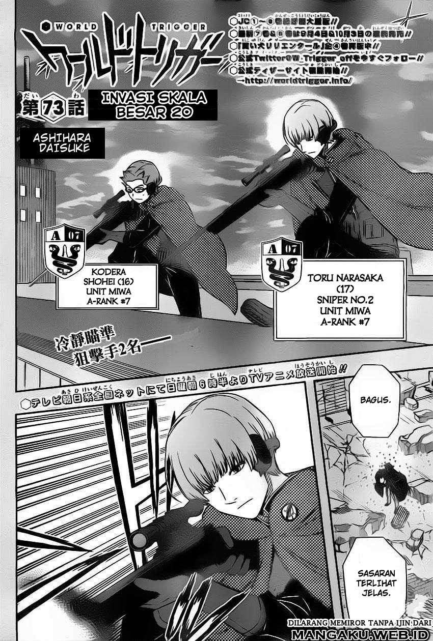 World Trigger Chapter 73 - halaman 3