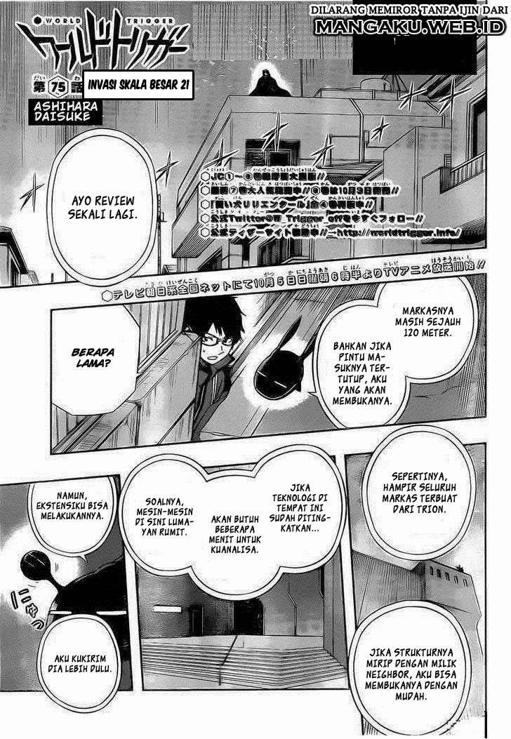 World Trigger Chapter 75 - halaman 2