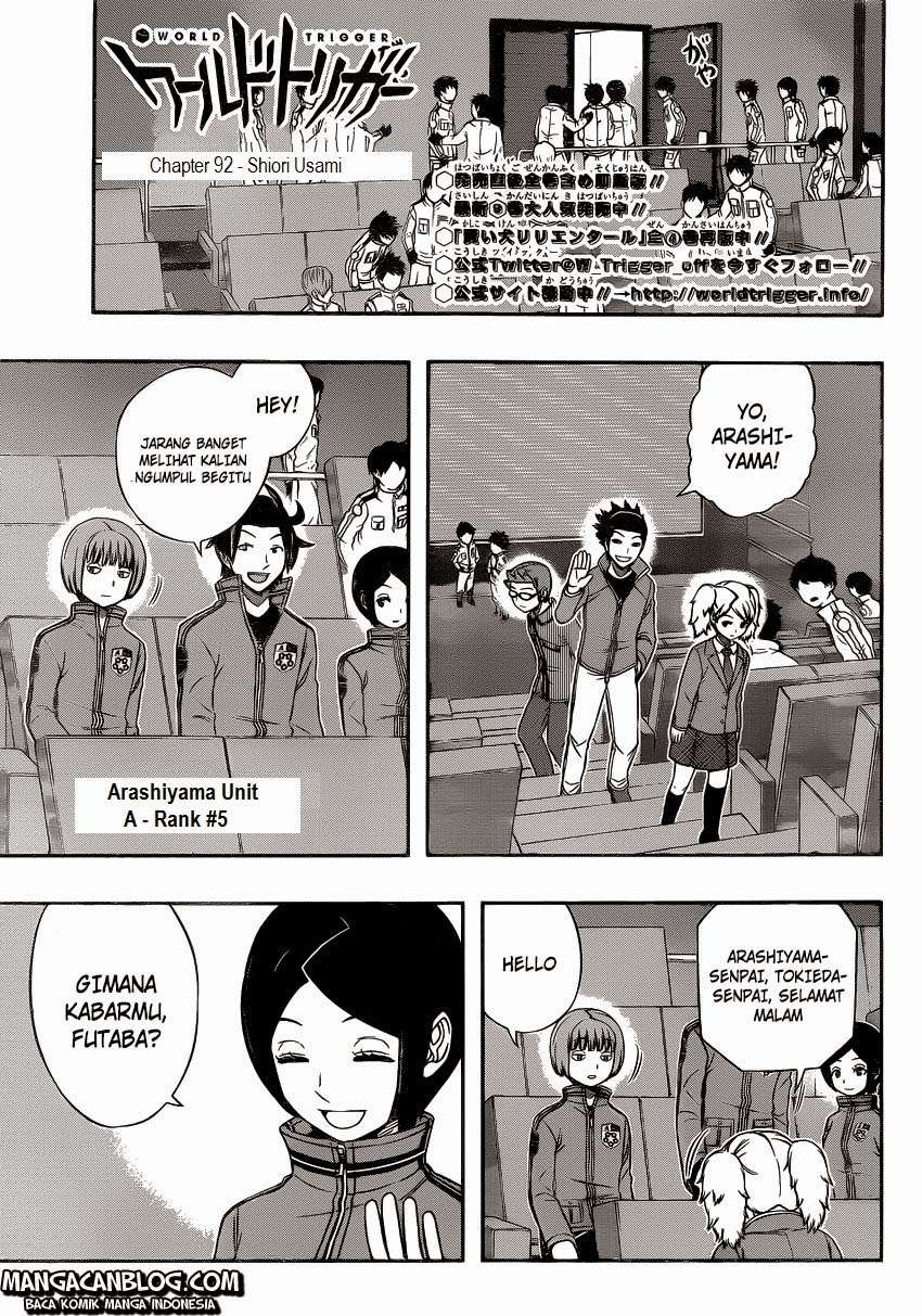 World Trigger Chapter 92 - halaman 2