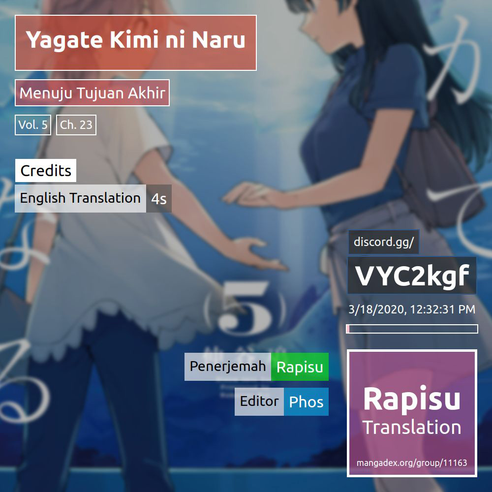 Yagate Kimi ni Naru Chapter 23 - halaman 1